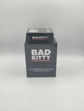 Bad Kitty After Dark Expansion Set Party Game - Black with Pink Accents